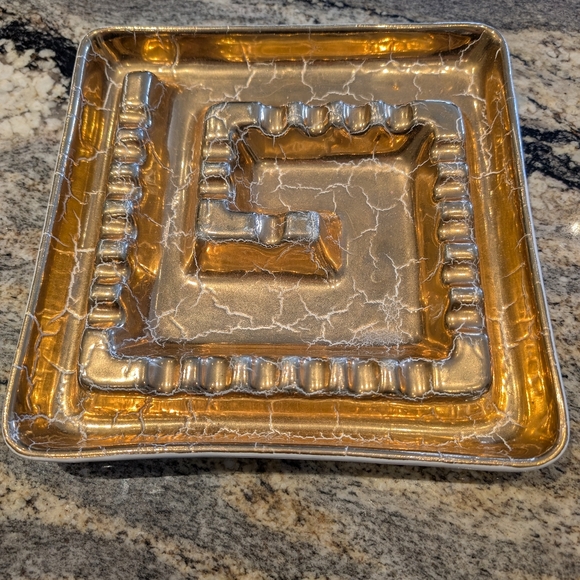 Other - 1960's Lester Bertsch Ashtray With 22K Gold Glaze Finish
